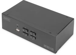 ASSMANN DS-12883 KVM Switch 4 Port Dual Display 4K HDMI (DS-12883)