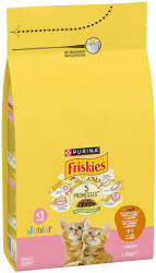 Friskies 2x1, 5kg PURINA FRISKIES Junior csirke, pulyka & zöldség száraz macskatáp