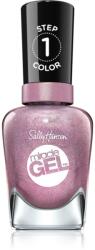 Sally Hansen Miracle Gel géles körömlakk UV/LED lámpa használata nélkül árnyalat 564 Metro Midnight 14, 7 ml