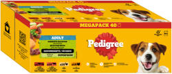 PEDIGREE 40x100g Pedigree frissentartó tasakok nedves kutyatáp - Vegyes Selektion zöldséggel szószban (4 fajta)