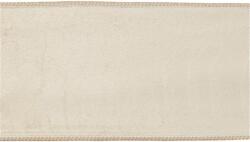 LAALU szalag - luxus, 10 cm x 9 m, bársony/krémszín (LAU-6081)