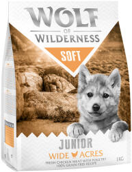 Wolf of Wilderness 1kg Wolf of Wilderness Junior "Soft - Wide Acres" - csirke száraz kutyatáp