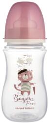 Canpol babies Антиколик шише Canpol Easy Start - Bonjour Paris, 240 ml, розово (35/232_pin) - ozone