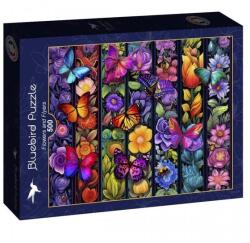 Bluebird Puzzle 500 db-os puzzle - Flowers and Flyers (90595) (90595)