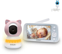 EVOLVEO Baby Monitor N5, rózsaszín (CAM-5-P)