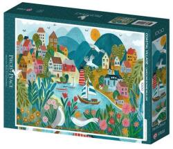 Pieces & Peace Pieces & Peace 1000 db-os puzzle - Coastal Village (0211) (0211)