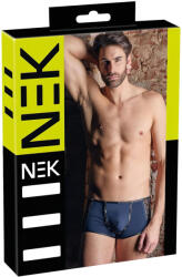 NEK - fekete fűzős-necc betétes boxer (kék) - szexaruhaz - 13 491 Ft