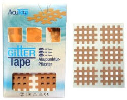 AcuTop Gitter Tape Cross Tape Közepes (20lap/doboz, 6db/lap) - Bézs (SGY-CT8-ACU)