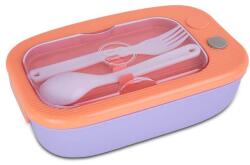 Cool Pack - Mil műanyag uzsonnás doboz evőeszközökkel - Peach Purple (Z31003) (Z31003)