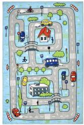 BellaTEX s. r. o. KOBEREC fotónyomtatás 100 × 150cm 3040/209 kék autópálya (9776)