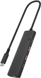 RaidSonic IB-HUB1437-CPD 4 USB porttal és PD 100 W-os PD-vel (IB-HUB1437-CPD)