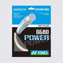 yonex BG 80 POWER, 0, 68 mm, 10 m, fehér