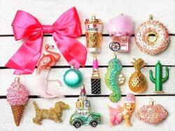 LAALU Díszek készlete BOLDOG ÉS RÓZSASZÍN (LAU-1200)