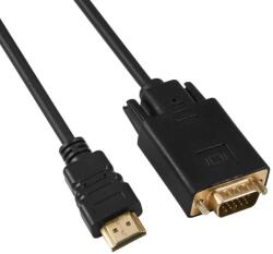 PremiumCord HDMI VGA/D-Sub Átalakító Fekete 2m khcon-50 (khcon-50)
