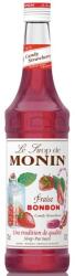 MONIN Cukrozott Eper (Candy Strawberry) szirup 0, 7L