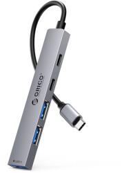 ORICO YSB4-U2 USB-A/USB-C Hub Dokkoló Állomás 2x USB-A 2.0 + 1x USB-A 3.0 + 1x USB-C 2.0 + 1x USB-C - Szürke