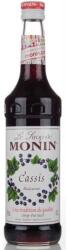 MONIN Fekete ribizli koktélszirup (cassis) 0, 25L