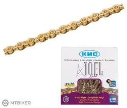 KMC X 10 EL lánc, 10-seb. , 114 szem, Gold indicator