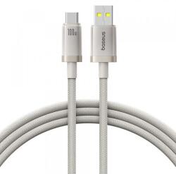 Baseus Cablu Date si Incarcare USB-A - USB-C Baseus P10378102G21-00 Titanium, 100W, 1m, Argintiu