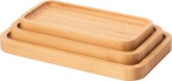 Siguro Bamboo szervírozó tányérkészlet, 3 darab (SGR-BD-B933BB)