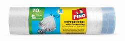 FINO Szemeteszsák, önzáró szalagos, 70 l, 15 db, 64x70 cm, 14 , FINO Perfect Close , fehér (KHT1153)