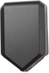  Kézszárító, rozsdamentes acél, fekete, légpengés 1000W (KW1045B)