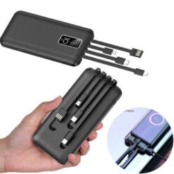  Power Bank 4 Féle Beépített Kábellel - 20000 MAh