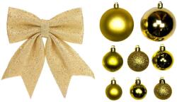 LAALU Karácsonyi dísz - arany karácsony készlet, 240 - 270 cm-es fákhoz (LAU-2403-OR)