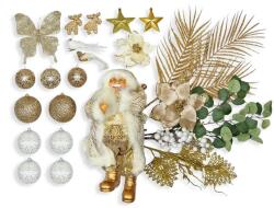 LAALU karácsonyi díszek - Lágy champagne készlet, 240 - 270 cm fákhoz (LAU-2400-OR)