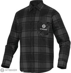 MTBIKER flaneling, fekete (M)