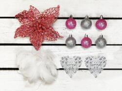 LAALU Gyöngyszív díszkészlet, max. 100 cm fákhoz (LAU-2205-OZM)