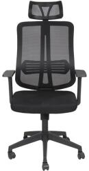 Iris Felix fekete, ergonómikus, szövet-hálós irodai forgószék fejtámasszal (FELIX) - officedepot