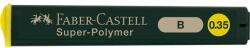 Faber-Castell Super-Polymer 0, 35 mm B 12 db nyomósirón betét (FC120301) - officedepot