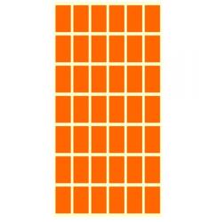 Fleks-Ko Етикети за цени Fleks-Ko, размер 30x17mm, 420бр, оранжеви (OK5512)