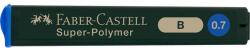 Faber-Castell Super-Polymer 0, 7 mm B 12 db nyomósirón betét (FC120701) - officedepot