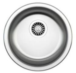 MOFÉM EVO2 435 435mm kerek (1 medence) beépíthető mosogató szifoncsomaggal (760012806)