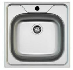 MOFÉM EVO2 1B 435x435mm (1 medence) beépíthető mosogató szifoncsomaggal (760012804)