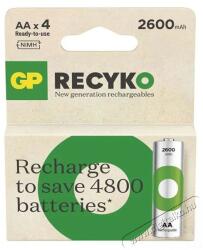 GP Batteries GP ReCyko NiMH Akkumulátor HR6 (AA) 2600mAh 4db