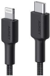 AUKEY Adatkábel, Aukey, Nylon, USB C, 2 m