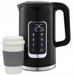 Platinet Elektromos Vízforraló LCD Memória Hőmérséklet Beállítás 2200 In 1, 7L Öko Bögre (PEKR723B)