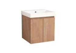 Inter Ceramic Конзолен PVC шкаф ANIELA-50 5156-50, Inter Ceramic, 56x51x46см (5156-50+УМИВ. 5953W-51CM)