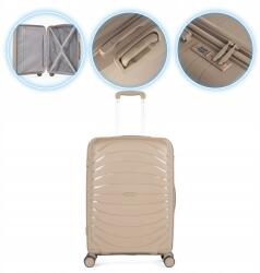  Kadva Brava utazó bőrönd 78 l 67, 5x45x27, 5 cm Kerekekkel Kemény Poggyász (KDV-B4B106-BR)