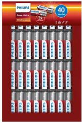 Philips LR03P40FP/10 Power Alkaline AAA Elem, 40 db (LR03P40FP/10)