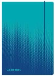 CoolPack Mappa elasztikus szalaggal, Coolpack - Gradient Ocean, A4, PVC borítók (03692CP)