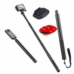 GearPro Gém állvány Monopod 120cm GearPro MT-58 Insta360 X5 X4 X3 X2 3M szalag (Kij Kijek SelfieStick Uchwyt Statyw do Kamer)