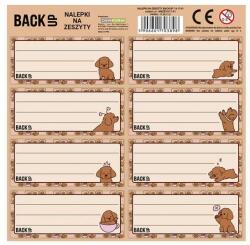 DERFORM BackUp 8 db-os füzetcímke - Fluffy Puppy (NNZB7A17) (NNZB7A17) - pepita