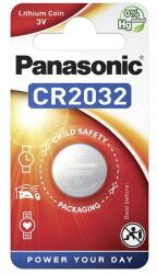 Panasonic gombelem CR2032, lítium, 1db/csomag CR2032-1B-PAN / CR-2032EL/1B (CR2032-1B-PAN / CR-2032EL/1B)