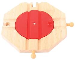 Bigjigs Toys Turnichet Bigjigs Rail cu 4 ieșiri (DDBJT133) Trenulet