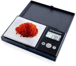 SilverCrest HG11379 mini precíziós mérleg, ékszermérleg, zsebmérleg praktikus tároló dobozban 0 - 200g méréshatárral, 0.01 g pontossággal (HG11379)