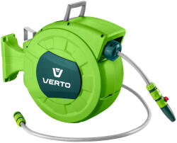 VERTO Tömlő automata behúzóval 1/2", 20 m +2m